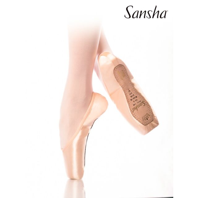 Sansha pointe shoes leather sole RAYMONDA D109SL