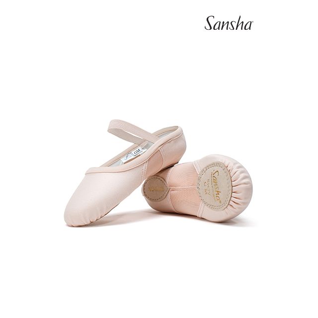 Sansha stretch canvas upper soft shoes VE-ROSE S162v