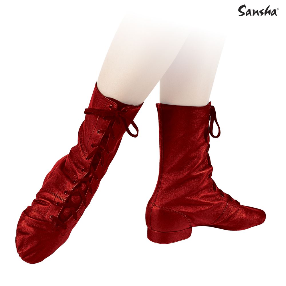 Leather Cabaret Dance Boots | MR3L 