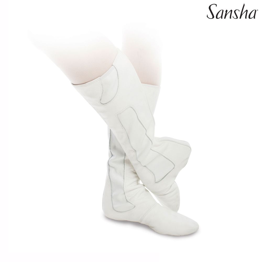 Split-sole Ballet Boots with Side 