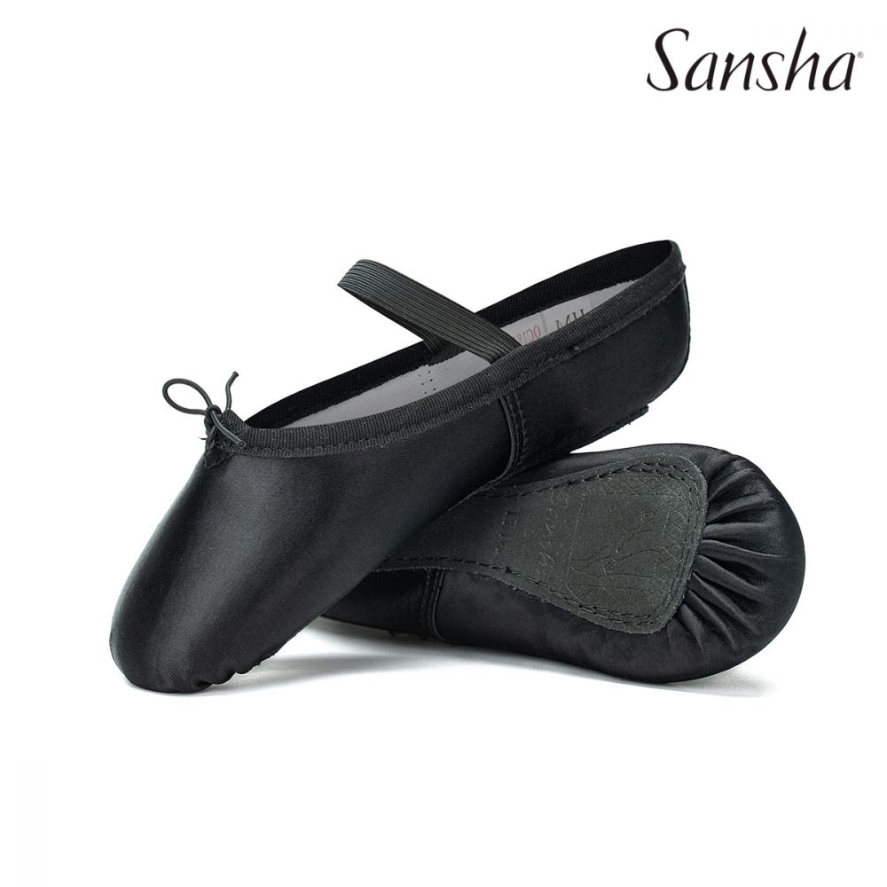 ballet slippers with rubber sole