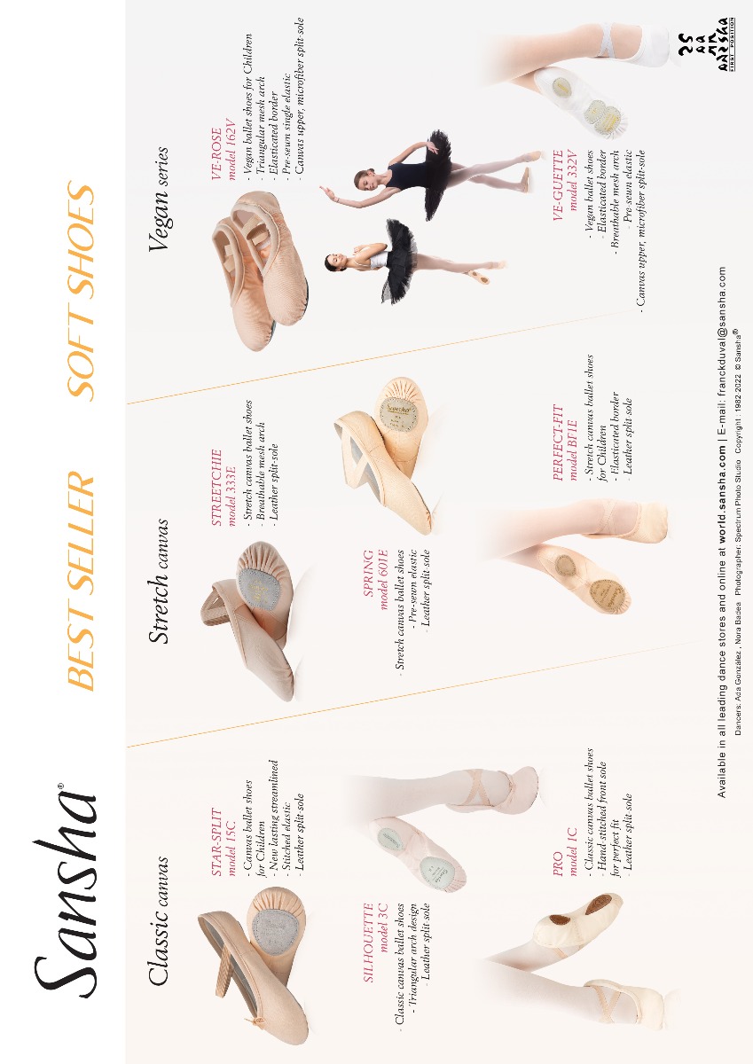 Sansha, probably the best ballet shoes over