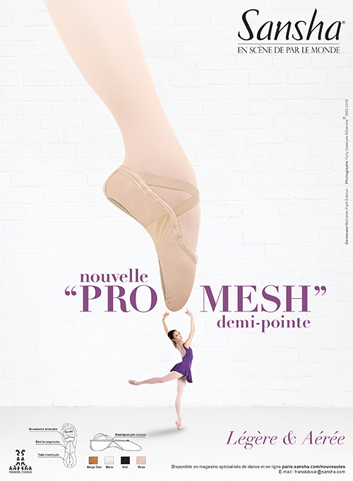 Sansha NEW “PRO-MESH” ballet shoes